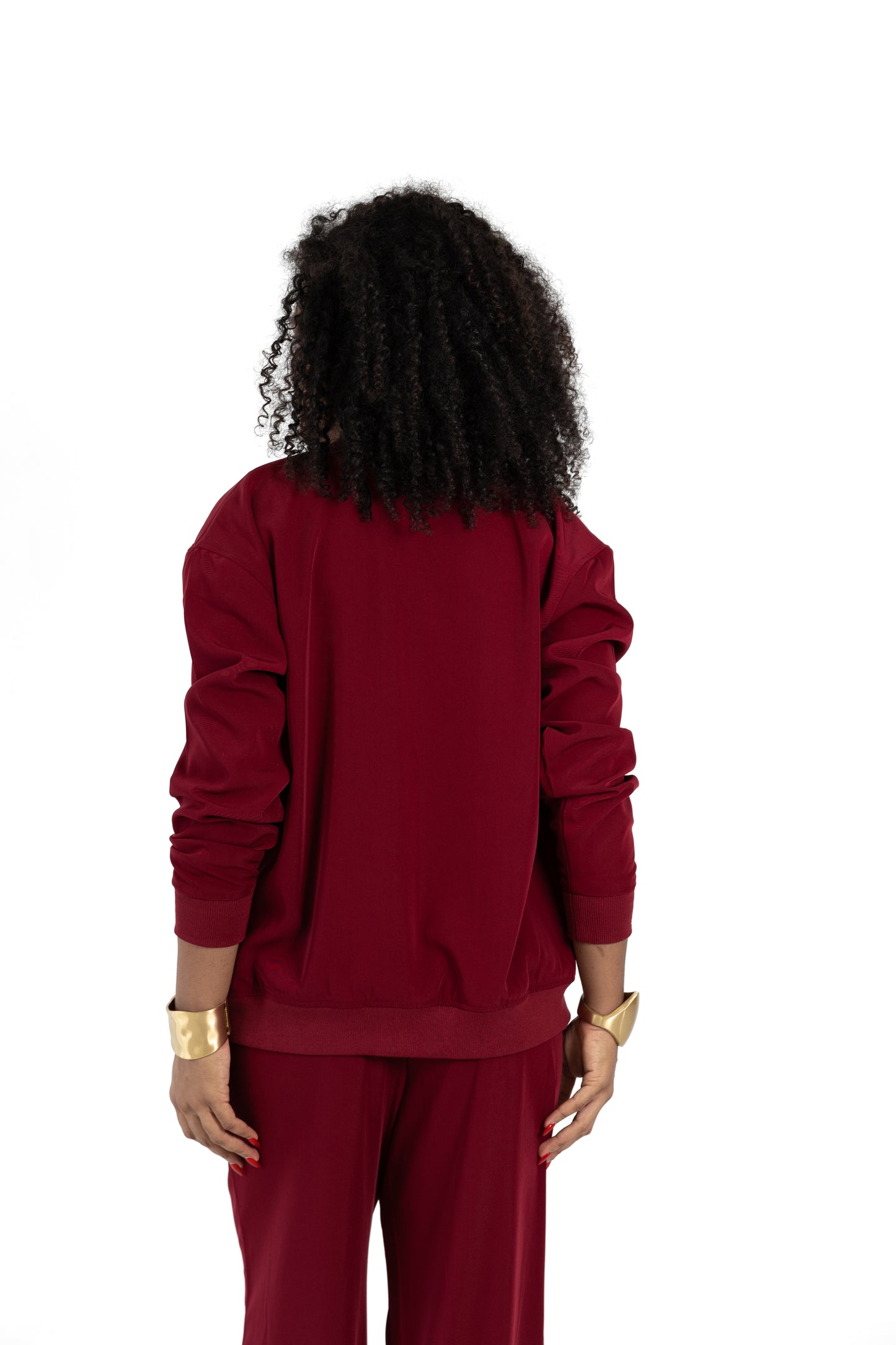 Ashly Tailored Bomber Jacket with Double Zip