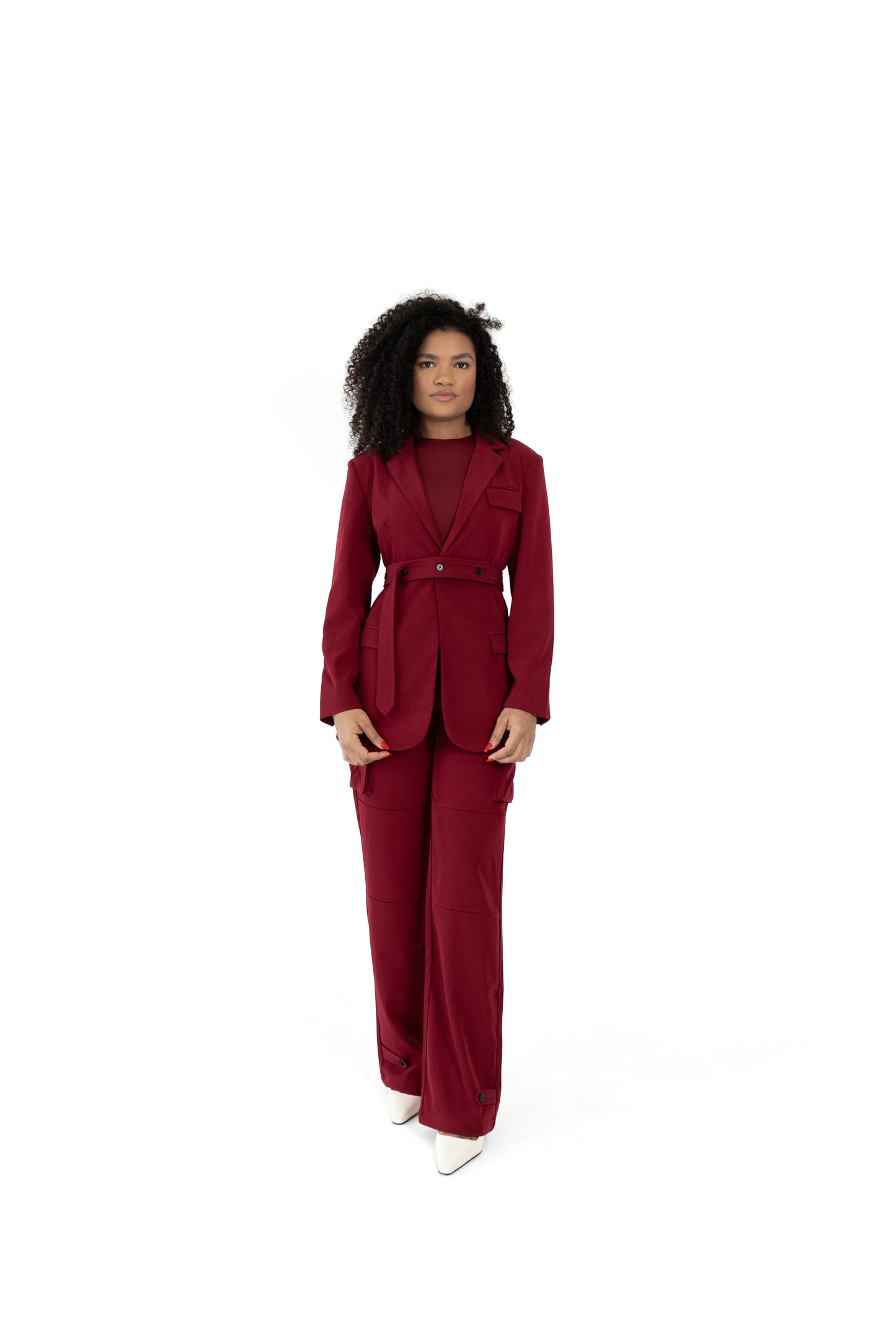 Kamali Oversized Blazer with Removable Belt