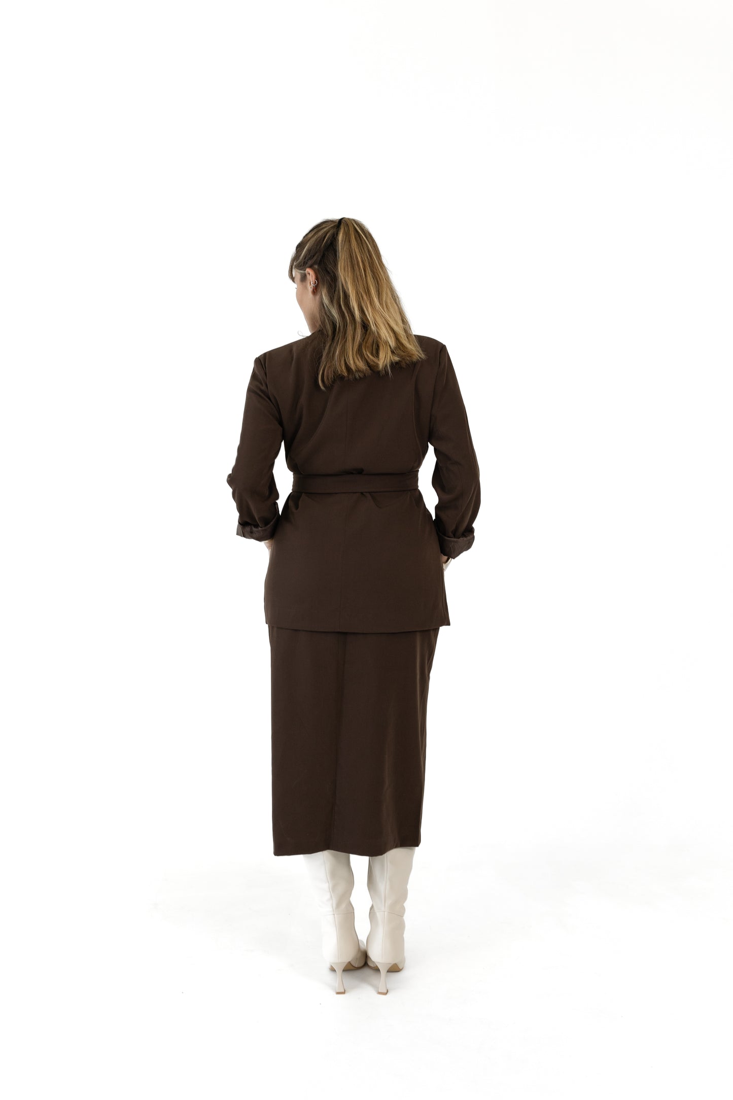 Kamali Oversized Blazer with Removable Belt