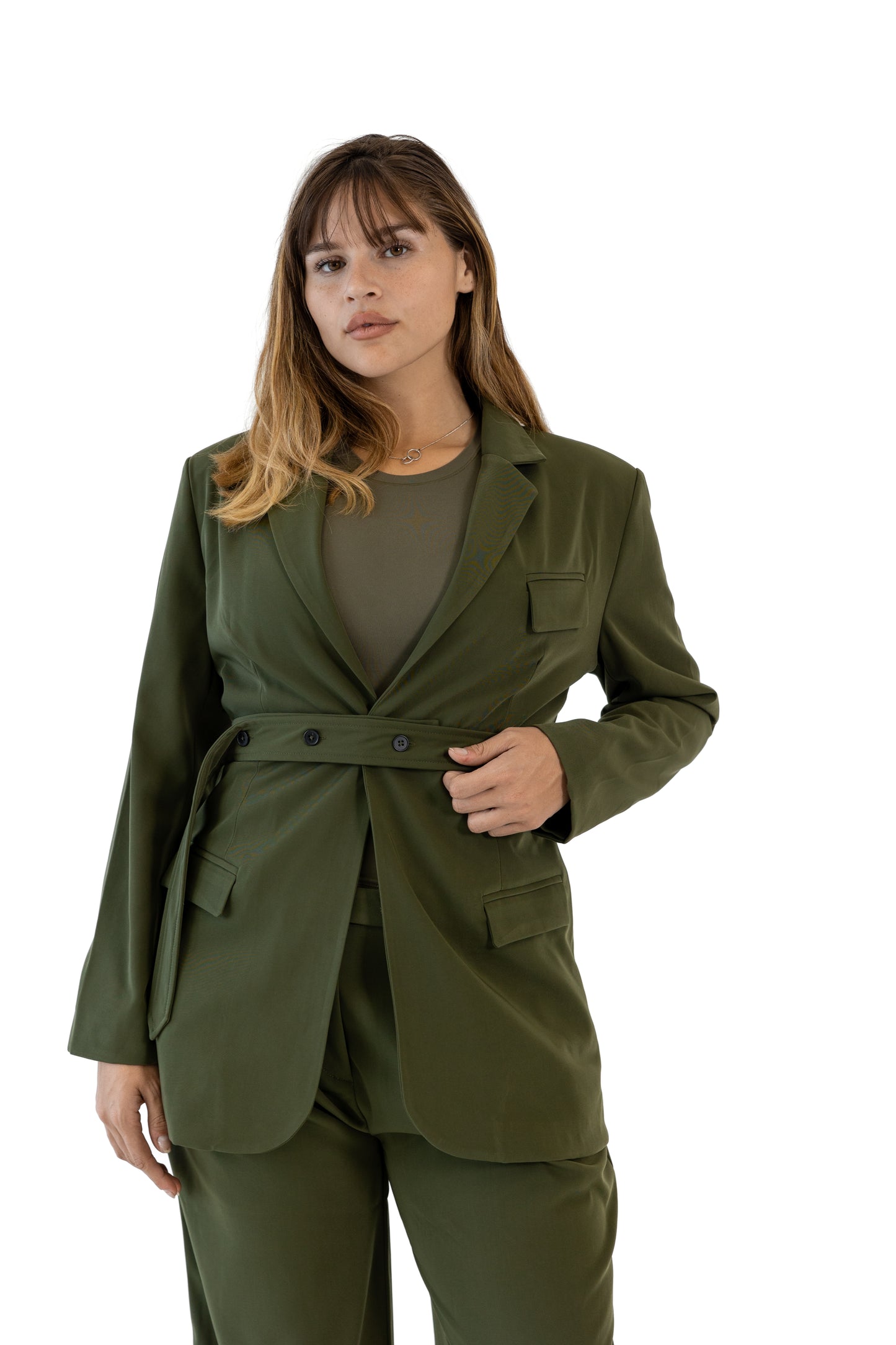 Kamali Oversized Blazer with Removable Belt